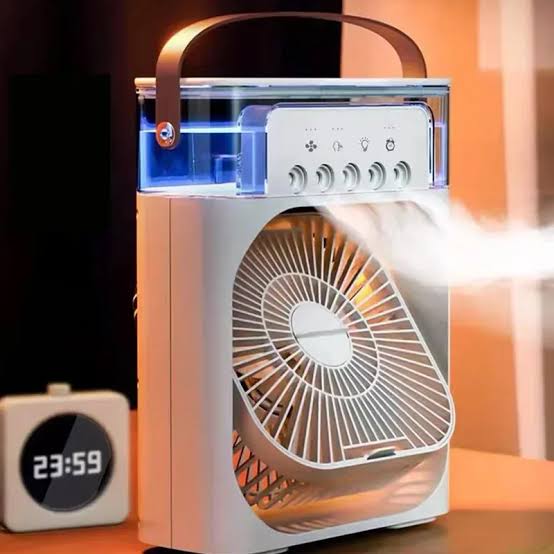 USB Electric Air Cooler with Water Mist Spray - shipkart