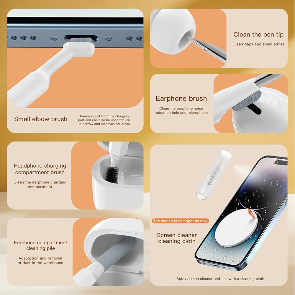 Ultimate 20-in-1 Cleaning Kit for Earbuds & Gadgets