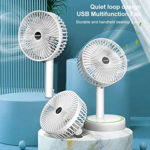 powerful Rechargeable High Speed Table Desk Fan