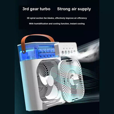 USB Electric Air Cooler with Water Mist Spray - shipkart